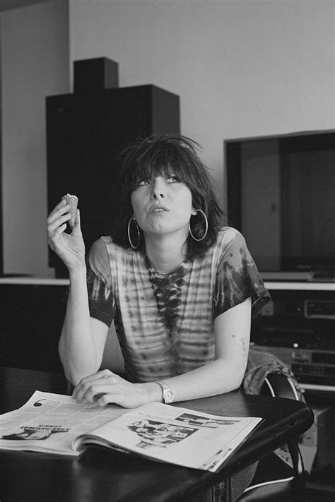 Singer Songwriter And Guitarist Chrissie Hynde Of American Rock Group