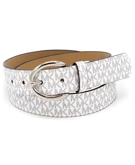 Michael Kors Logo Print Belt Macy S