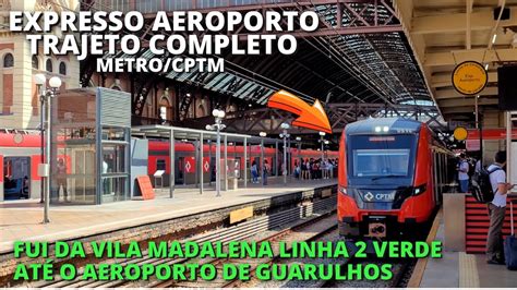 Expresso Aeroporto Linha Jade Cptm Trajeto S O Paulo Ao Aeroporto