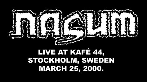 Nasum Kaf Stockholm March Youtube