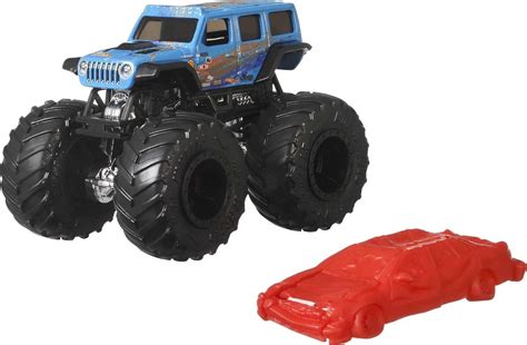 Hot Wheels Carrinho Surpresa Monster Trucks Em Escala 1 64 Para