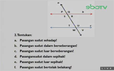 Soal Hubungan Antar Garis Kelas 4 Sd Matematika Kelas 4 Bab 4 Hubungan Antar Garis Youtube