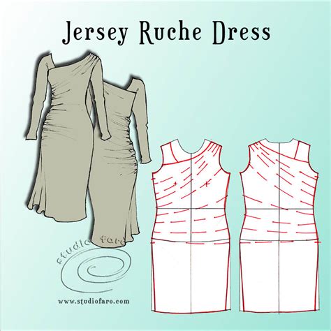 Studio Faro Jersey Ruche Dress