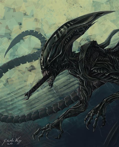 Aliens and Predators, Deacon-style xenomorph by Surk3 on deviantART