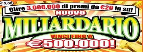 Gratta E Vinci Vinti A Bari 500 Mila Euro Con “nuovo Miliardario”