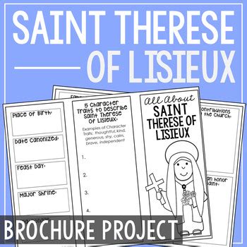 SAINT THERESE OF LISIEUX Biography Research Report Project | Catholic ...