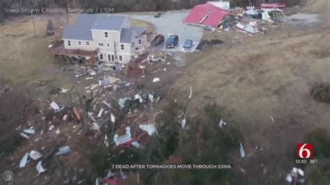 7 Dead Including Some Children As Tornado Rips Through Iowa