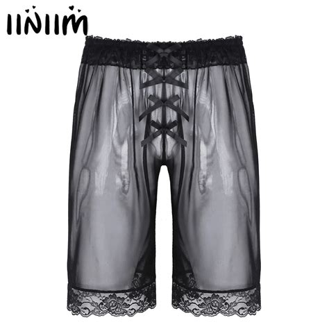 Iiniim Brand New Mens Sissy Gay Hot Panties Fashion Lingerie Sheer Soft