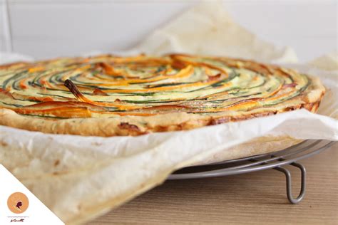 Tarte Spirale Carottes Courgettes Et Jambon Fum