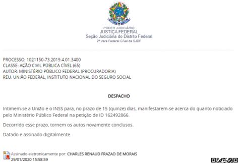 Concurso Inss A O Do Mpf Que Pede Edital Retomada Pela Justi A