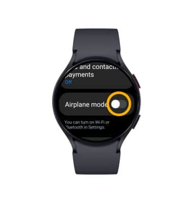 Samsung Galaxy Watch6 SM R935U SM R945U Airplane Mode AT T