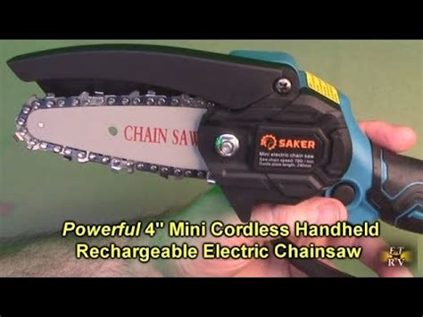 Saker Mini Cordless Handheld Rechargeable Electric Chainsaw With