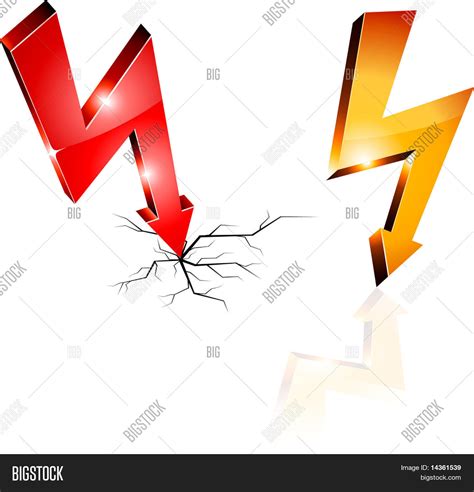 Electricity Warning Vector & Photo (Free Trial) | Bigstock