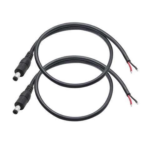 V Dc Power Pigtails Cable M Ft Dc Mm X Mm Male Plug To