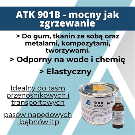 Klej do gumy i metalu wulkanizujący ATK 901B Ataszek