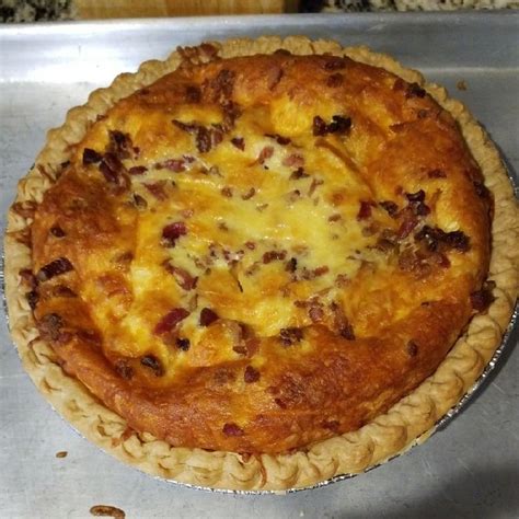 BACON AND CHEESE QUICHE