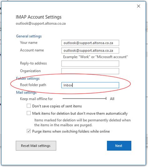 Setting Up Microsoft Outlook Hacsecurity