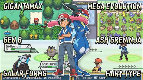 New Completed Pokemon Gba Rom Hack With Gigantamax Mega Evolution Gen