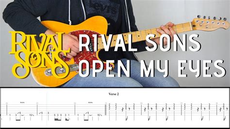 Rival Sons Open My Eyes Guitar Cover Tutorial Free Tab Youtube