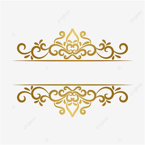 Luxury Gold Vintage Title Frame