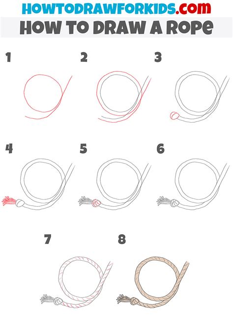 draw  rope easy drawing tutorial  kids