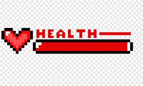 Health Bar Health Minecraft Pixel Art Video Game Health Bar Game