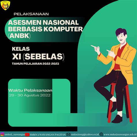 ASESMEN NASIONAL BERBASIS KOMPUTER ANBK TAHUN PELAJARAN 2022 2023