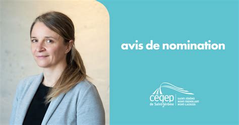 Avis de nomination Christine Marquis directrice adjointe des études