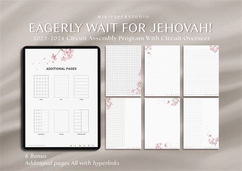 Circuit Assembly 2023 2024 Eagerly Wait For Jehovah JW Digital Note