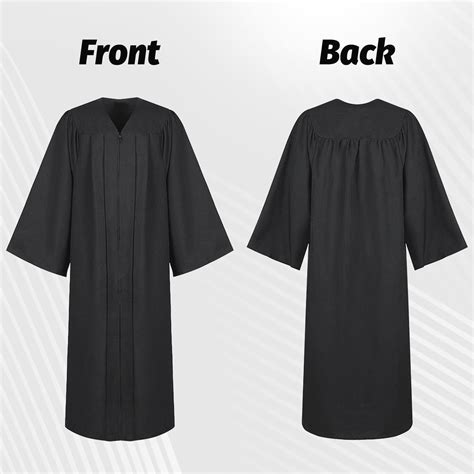 Graduationmall Matte Graduation Gown Cap Tassel Set 2024 For High