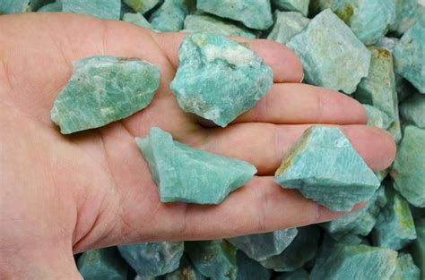 Fantasia Materials Lb Amazonite Rough From Madagascar Raw Etsy