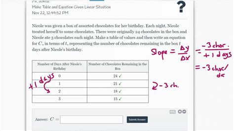 Into Deltamath Find Equation From Data YouTube