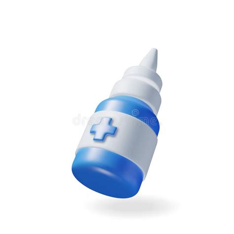 3d White Nasal Spray Stock Illustrations 249 3d White Nasal Spray