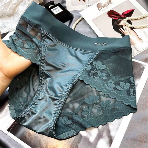 16 Pack Lot Women Sexy Sheer Satin Panties Brief High Waist Underwear Lingeries Ebay