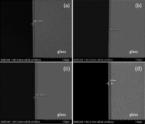 Cross Sectional Scanning Electron Microscope SEM Images Of A S0 3