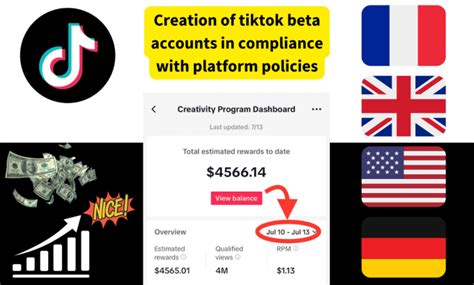 Cr Er Un Compte Tiktok Usa Uk Fr Ger Incluant Le Programme Cr Atif B Ta