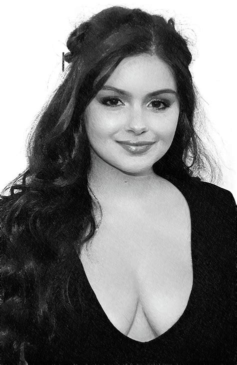 Ariel Winter Portrait Digital Art By Lilia Kosvintseva