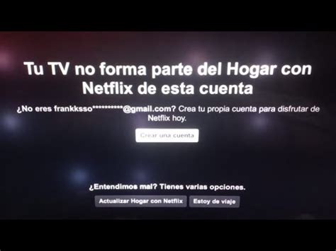 Soluci N Tu Tv No Forma Parte Del Hogar Con Netflix De Esta Cuenta