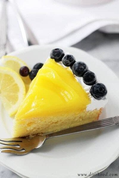 Lemon Cake With Lemon Curd Diethood