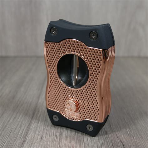 Colibri Sv Cut Cigar Cutter Rose Gold Black