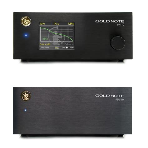 Gold Note Ph 10 Phono Preamp Psu 10 Power Supply Black Bundle Buy At