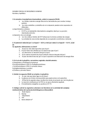 Preguntas Examen Bioquimica Enero Pdf