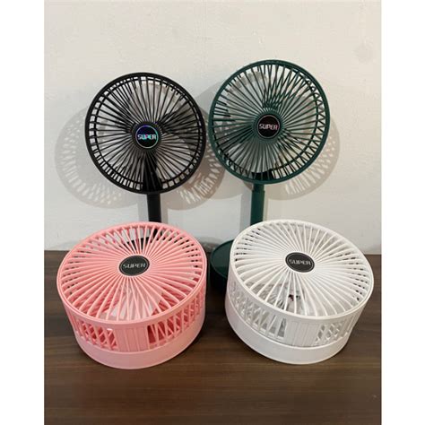 Ventilador Telescópico Dobrável Recarregável Bateria De Mini kipas