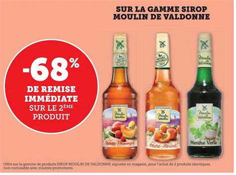 Promo La Gamme Sirop Moulin De Valdonne Chez U Express ICatalogue Fr