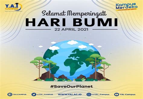 Selamat Memperingati Hari Bumi April Universitas Persada