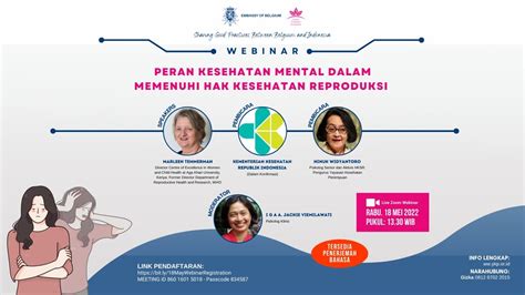 Webinar Peran Kesehatan Mental Dalam Pemenuhan Hak Kesehatan