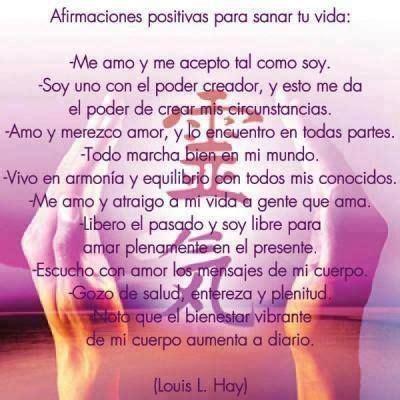 Afirmaciones Para Sanar Tu Vida Afirmaciones Positivas