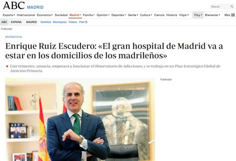 Respuesta A Las Declaraciones Del Consejero De Salud De Madrid El