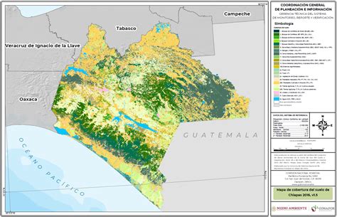 Mapa En Formato PDF De La Cobertura Del Suelo De Chiapas 2016 V 1 5