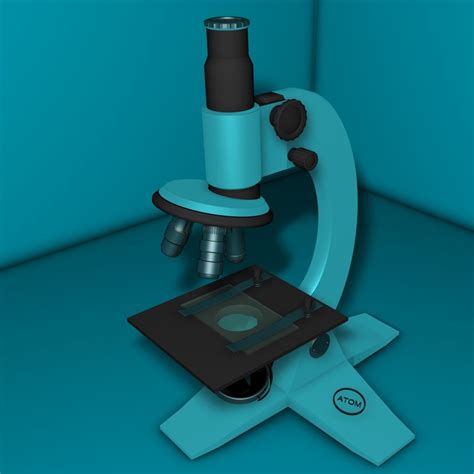 Microscope Free 3D Model - .3ds .sldprt - Free3D